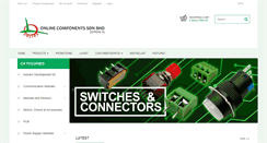 Desktop Screenshot of online-components.com.my